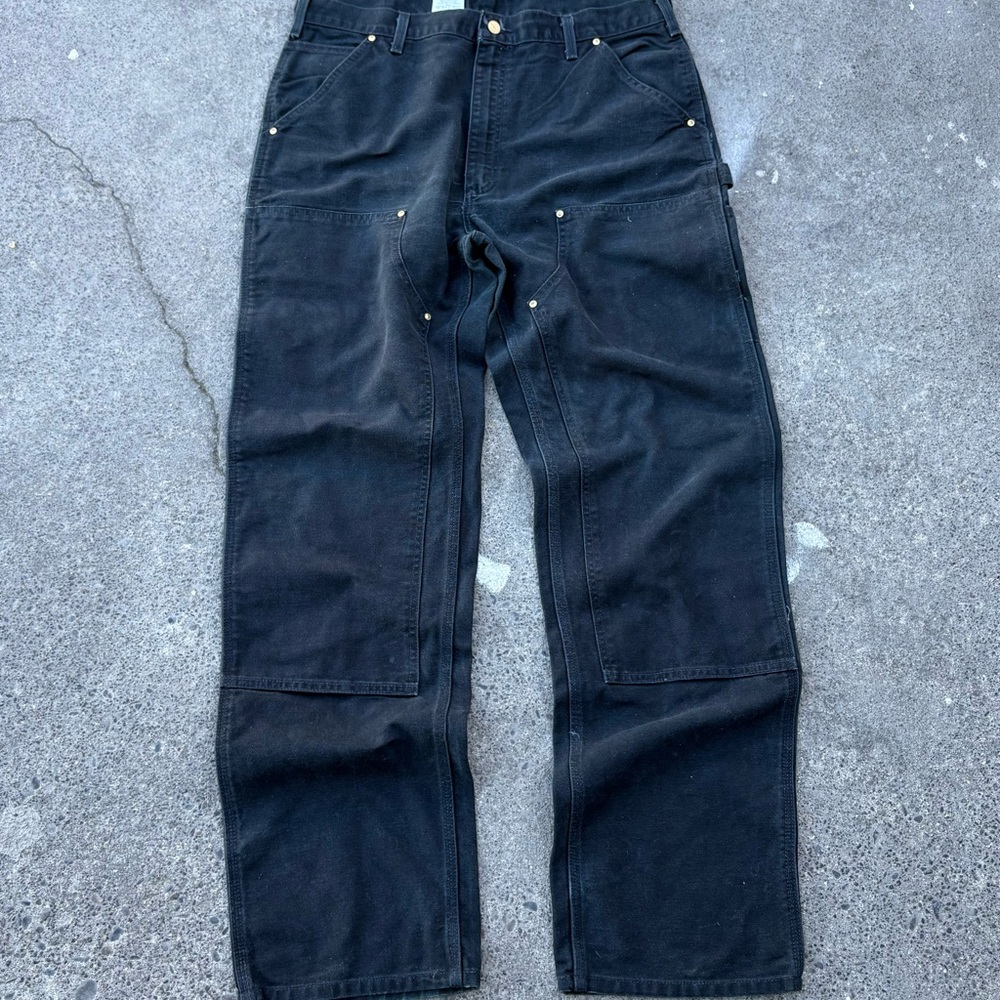 Carhartt Men's Black Hard Workwear Pants